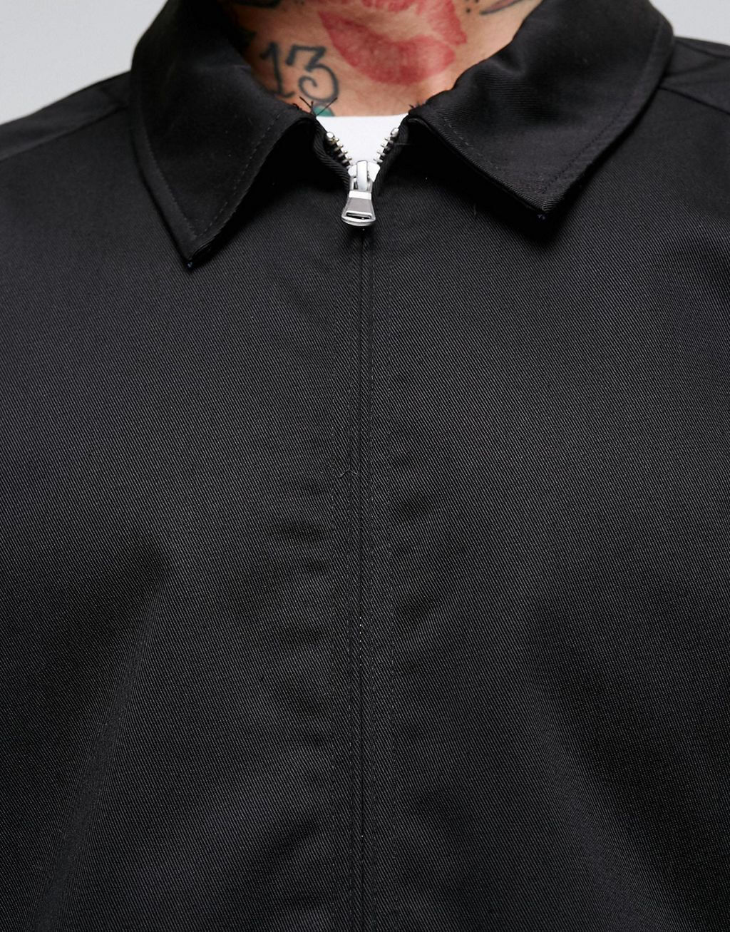 Harrington Jacket In Cotton Fabric