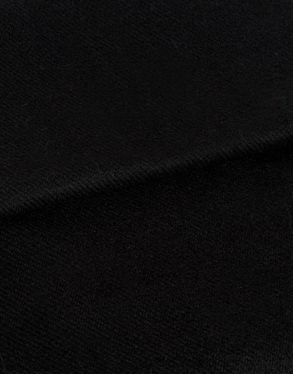 Woven Scarf In Black