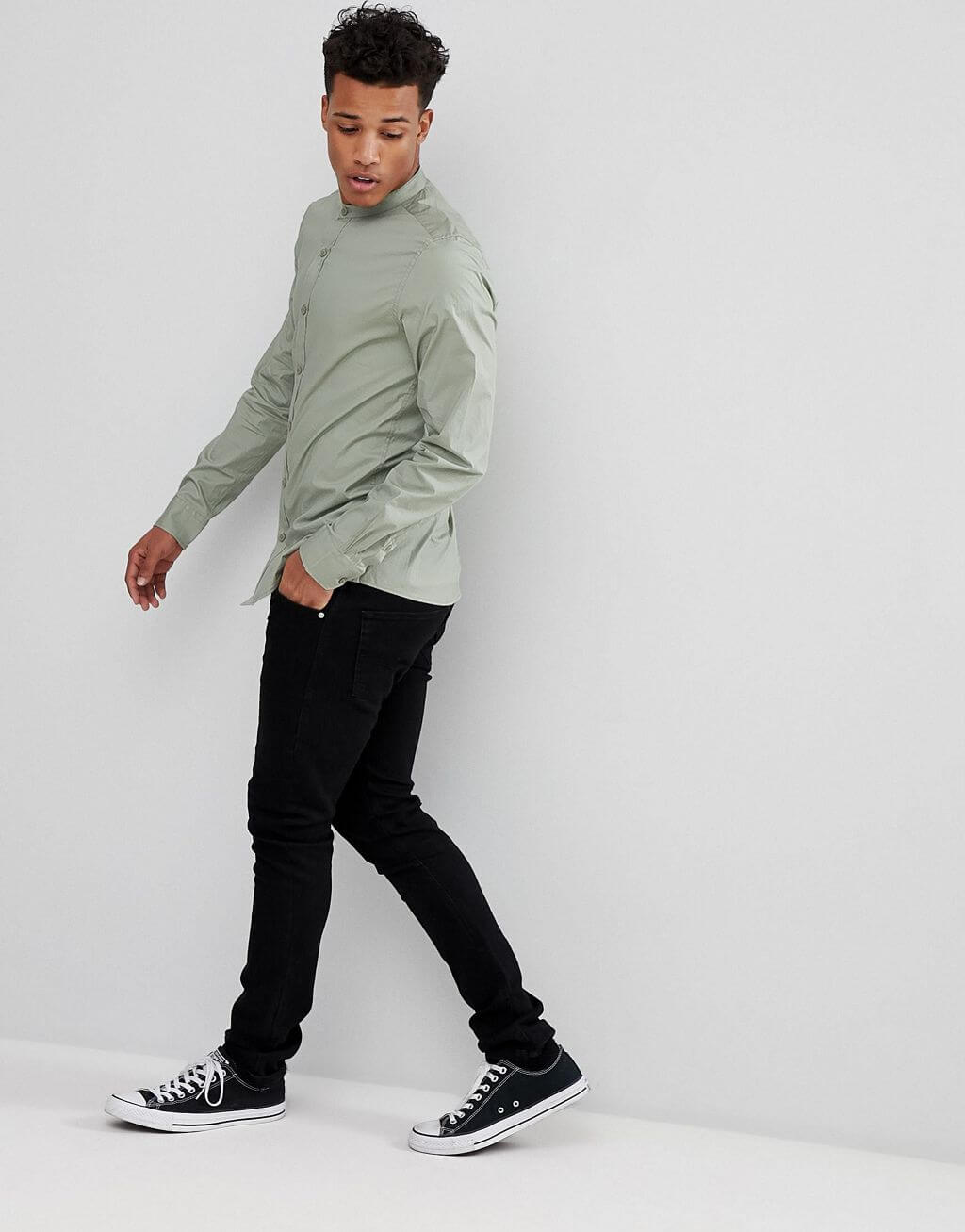 Slim Fit Poplin Shirt